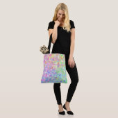 Laag Poly Regenboog Tote Bag (Op model)