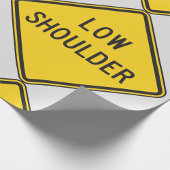 Laag Schouder Weg Bord Cadeaupapier