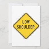 Laag Schouder Wegbord Kaart (Voorkant)