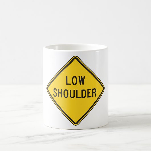 Laag Schouder Wegbord Koffiemok