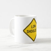Laag Schouder Wegbord Koffiemok (Voorkant links)