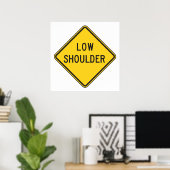 Laag Schouder Wegbord Poster (Thuiskantoor)