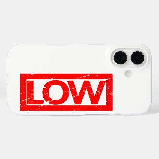 Laag stempel Case-Mate iPhone case (Achterkant (horizontaal))