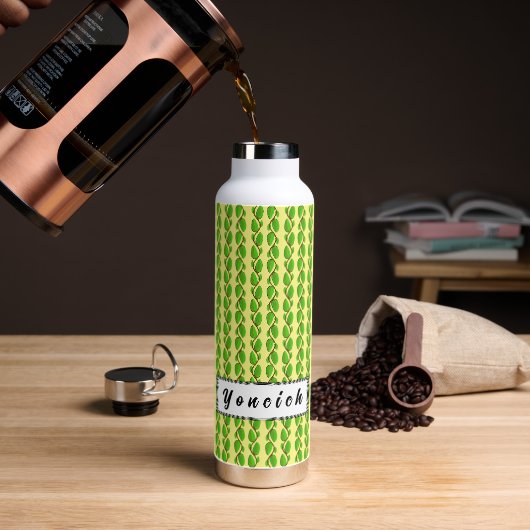 Laag van Bladeren door Kenneth Yoncich Waterfles (Koffie)