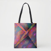 Laag van onregelmatig gerangschikte rustige afbeel tote bag (Voorkant)