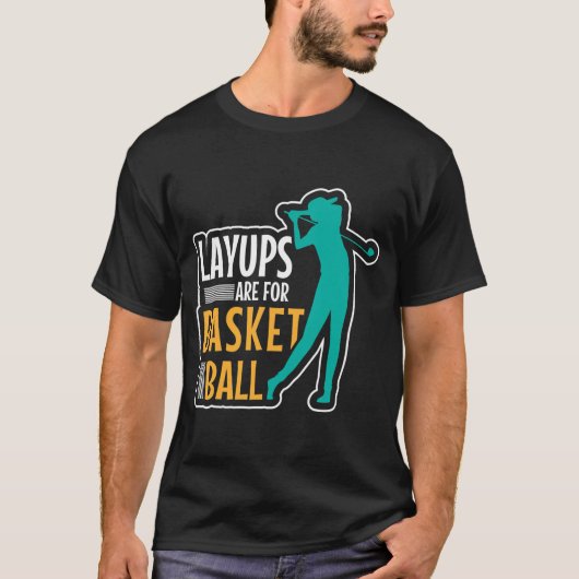 laag voor basketbalgolf t-shirt (Voorkant)
