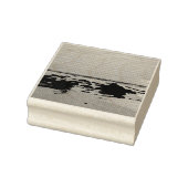 Laag water Topanga Beach Rubberstempel (Stempel)