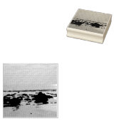 Laag water Topanga Beach Rubberstempel (Gestempeld)