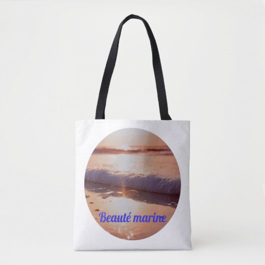 Laag zon marine schoonheid tote bag (Voorkant)