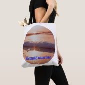 Laag zon marine schoonheid tote bag (Dichtbij)