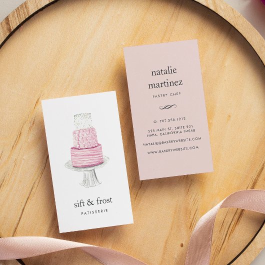 LaagCake | Verticaal Visitekaartje