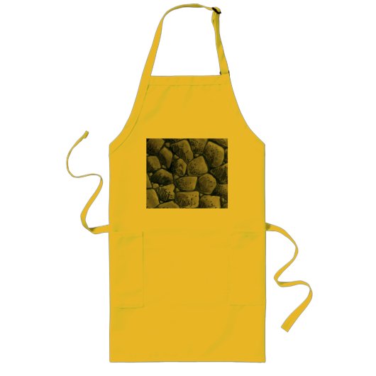 Laaggele chefapron lang schort (Voorkant)