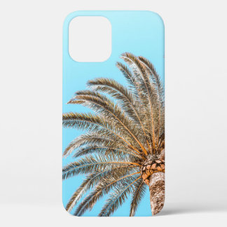Laaghoekfotografie van een groene palmboom onder e Case-Mate iPhone case