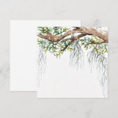 Laagland aquarel uitnodiging (Voorkant / Achterkant)