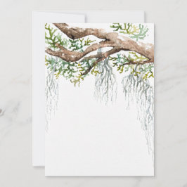 Laagland aquarel uitnodiging