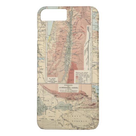 Laagland Atlas Kaart Case-Mate iPhone Case (Achterkant)