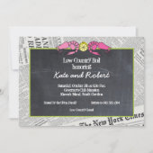 Laagland Boil Newsprint Uitnodiging (Voorkant)