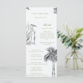 Laagland zuidelijk geïllustreerd menu (Staand voorkant)