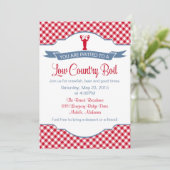 Laaglandboil, Crawfish, Crab BBQ-uitnodiging Kaart (Staand voorkant)