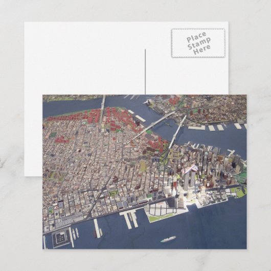 laagmahattan briefkaart (Voorkant / Achterkant)