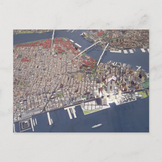 laagmahattan briefkaart (Voorkant)