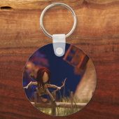 Laagpoly archer sleutelhanger (Voorkant)