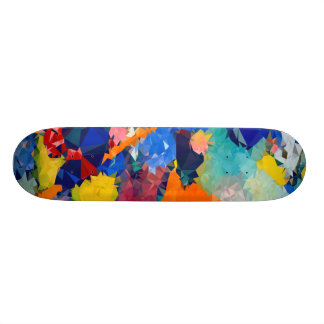 Laagpoly Red & Blue Skateboards 17¾"