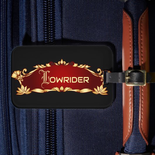 LaagRider Autovloermat Bagagelabel (Voorkant Insitu 4)