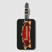 LaagRider Autovloermat Bagagelabel (Voorkant (verticaal))