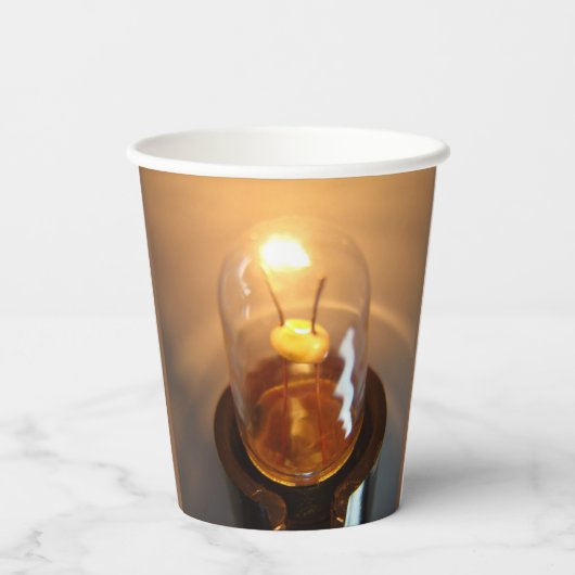 Laagspanningslamp Papieren Bekers (Achterkant)
