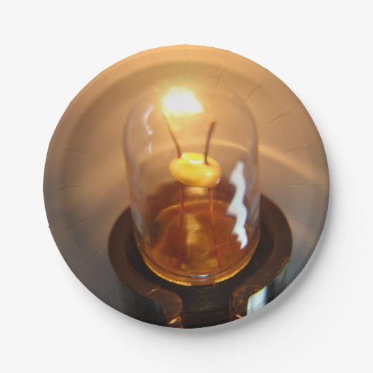 Laagspanningslamp Papieren Bordje (Voorkant)