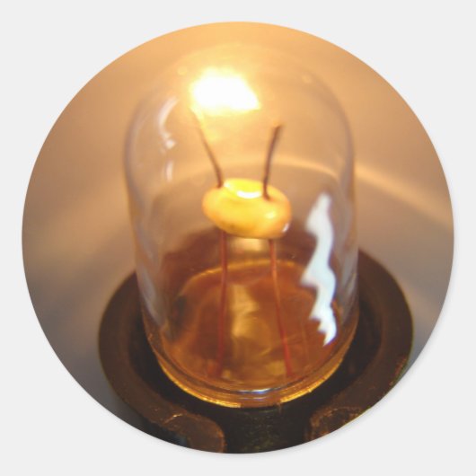 Laagspanningslamp Ronde Sticker (Voorkant)