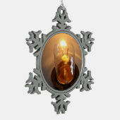 Laagspanningslamp Tin Sneeuwvlok Ornament (Links)