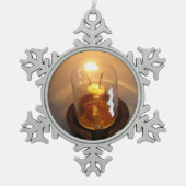 Laagspanningslamp Tin Sneeuwvlok Ornament (Voorkant)