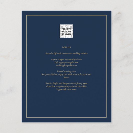 LAAGSTE BEGROTING Gold Text Script Elegant Moderne Flyer (Achterkant)