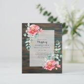 LAAGSTE BEGROTING Rood Floral Eucalyptus WEDDING I (Staand voorkant)