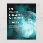 Laagste begrotingsbruiloft FLYERS Midnight MOON (Voorkant)