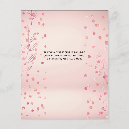 Laagste begrotingsweddenschap FLYERS Rosegold Conf (Achterkant)