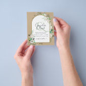 Laagste bruidsrozen die het huwelijk aangaan nodig flyer (Hand)