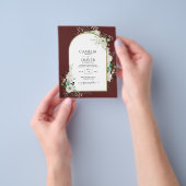 Laagste bruidsrozen die het huwelijk aangaan nodig flyer (Hand)