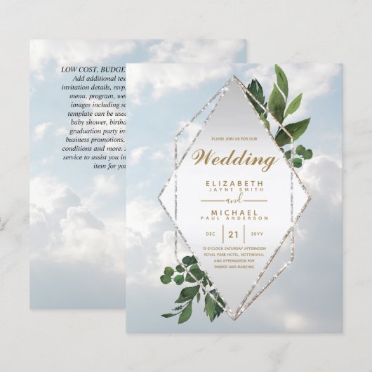 LAAGSTE BUDGET Bieden Lijst (Voorkant / Achterkant)