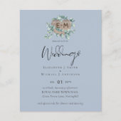 Laagste BUDGET Eucalyptus Groene Hart Trouwflorali Flyer (Voorkant)