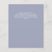 LAAGSTE BUDGET Moderne FOTO DETAILS Stofblauw Flyer (Achterkant)