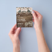 Laagste budget weddenschap FLYERS roze bloemen mei (Hand)