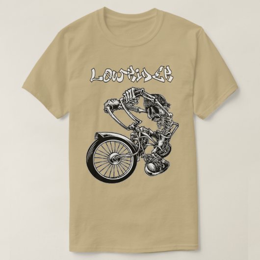 Laagste fiets voor mannen Chicano Cholo Style Lowt T-shirt (Design voorkant)