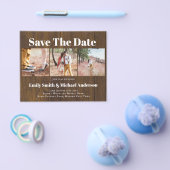 Laagste Prijs Budget Save Datum Foto Collage Flyer (Enkel)