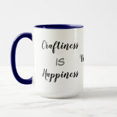 LAAGSTE prijs! Craftiness Is Happiness Combo 15oz Mok (Links)