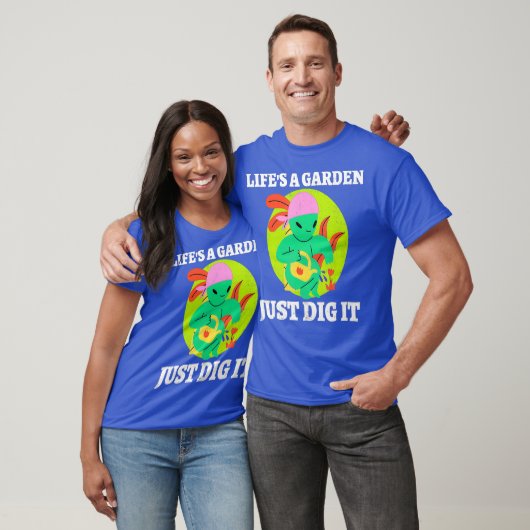 Laagt een tuin die een tuintuintuinbouwer vormt t-shirt (Unisex)