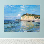 Laagtij bij Pourville Canvas Afdruk (Insitu (Houten vloer))