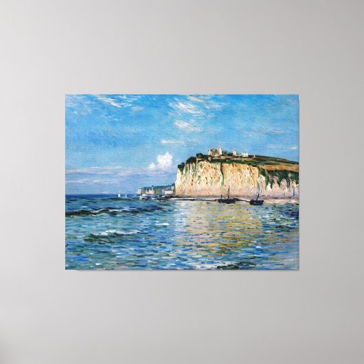 Laagtij bij Pourville Canvas Afdruk (Voorkant)